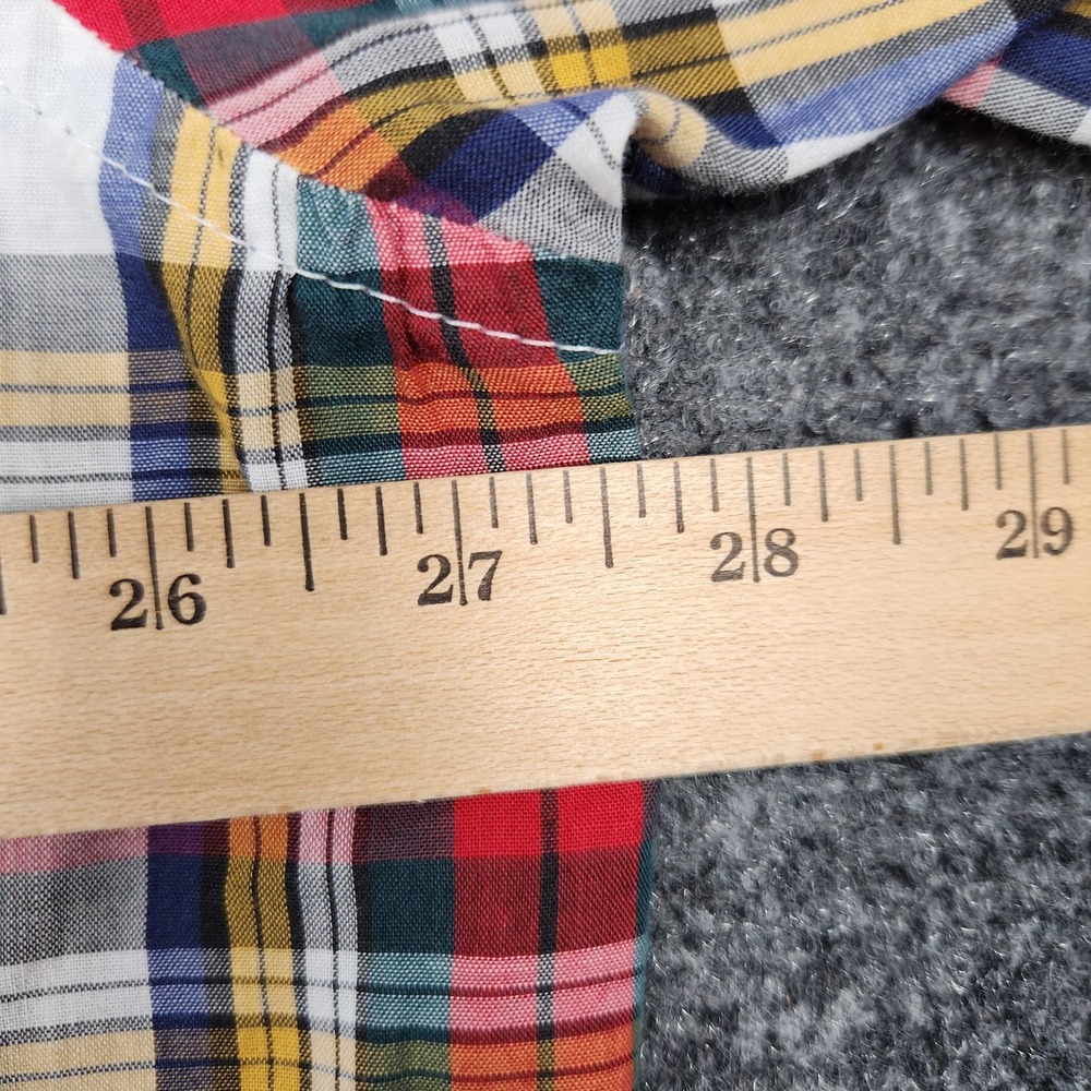 Wrangler Shirt Mens 2XL Multicolor Plaid Western Pearl Snap Cowboy Long Sleeve - Picture 5 of 7